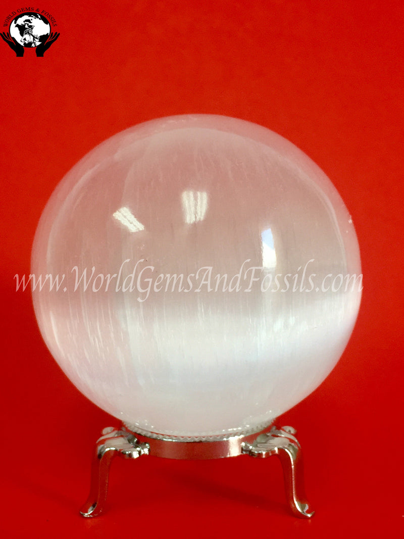 Selenite Sphere 4"-5" (110-130mm)