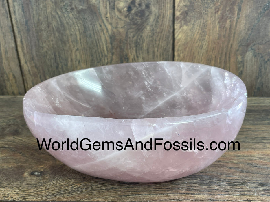 Rose Quartz Bowl 7” #2