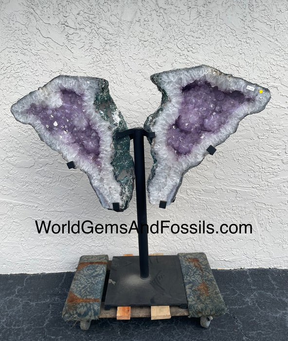 Amethyst Butterfly #1   48” x 43.5”