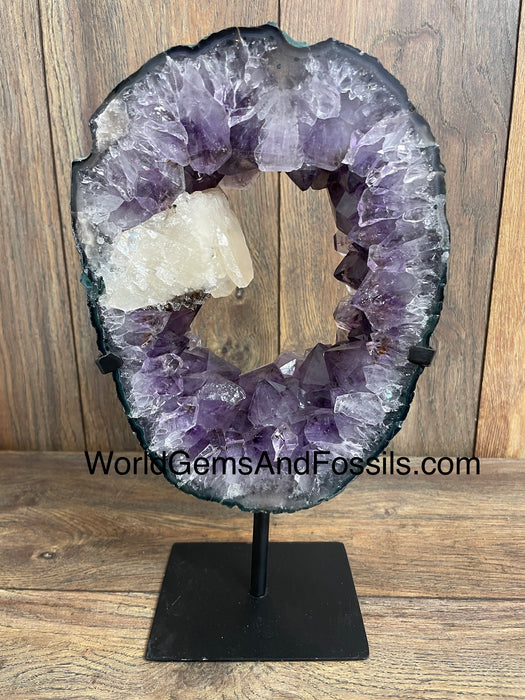 Amethyst Specimen On Stand 12”  #20 Ring