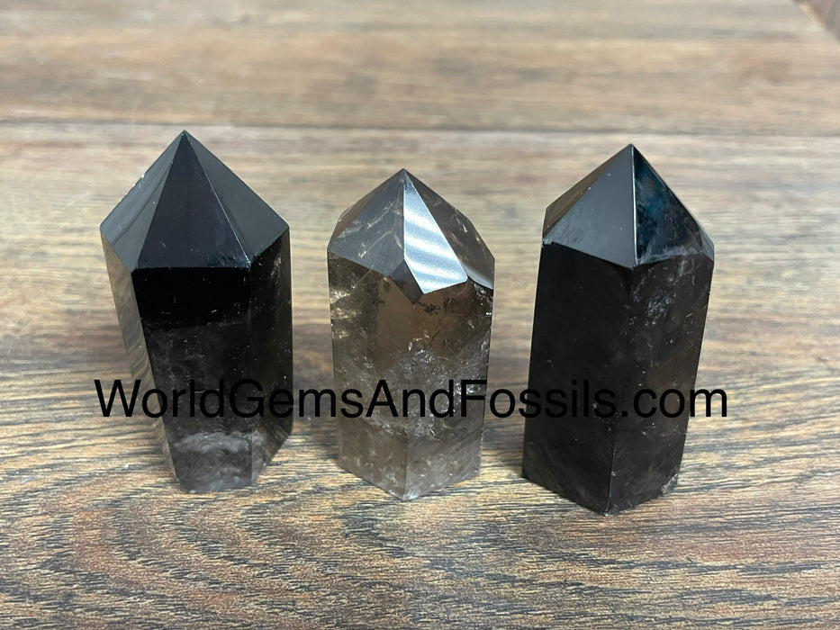 Polished Smoky Quartz Point 2"