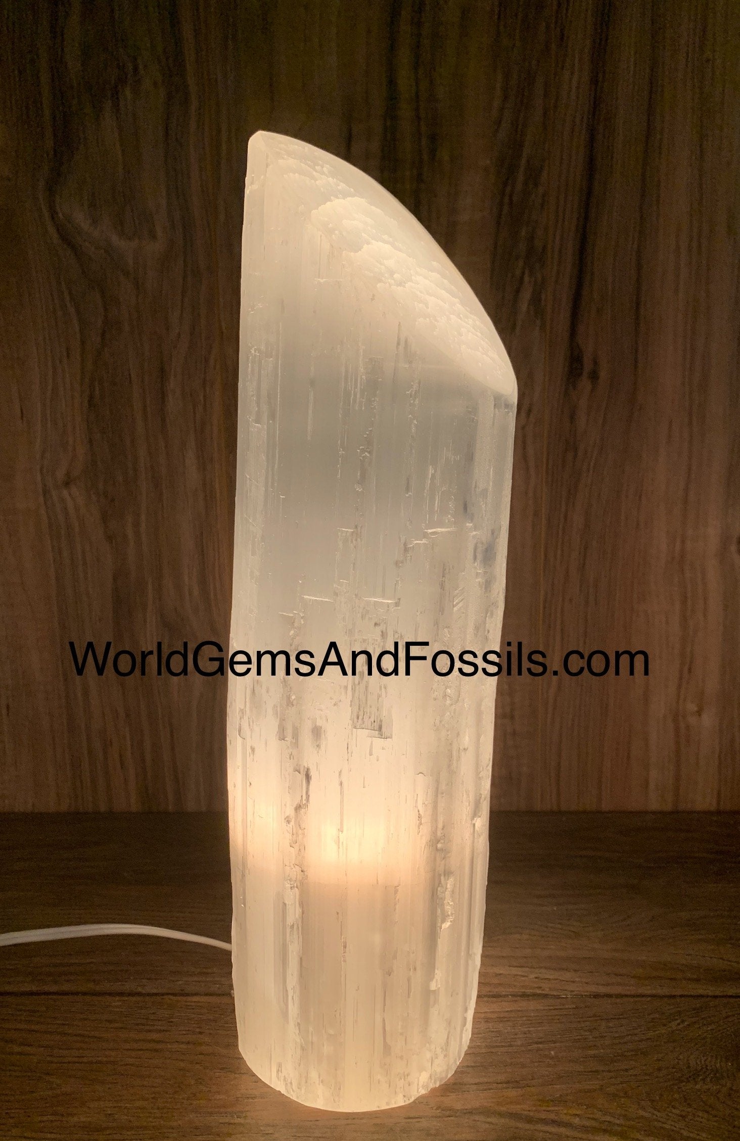 14"-16" Selenite Lipstick Lamps