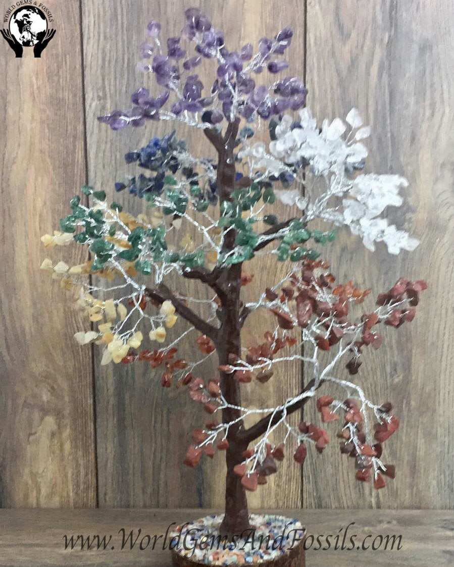 14" Chakra Gem Trees