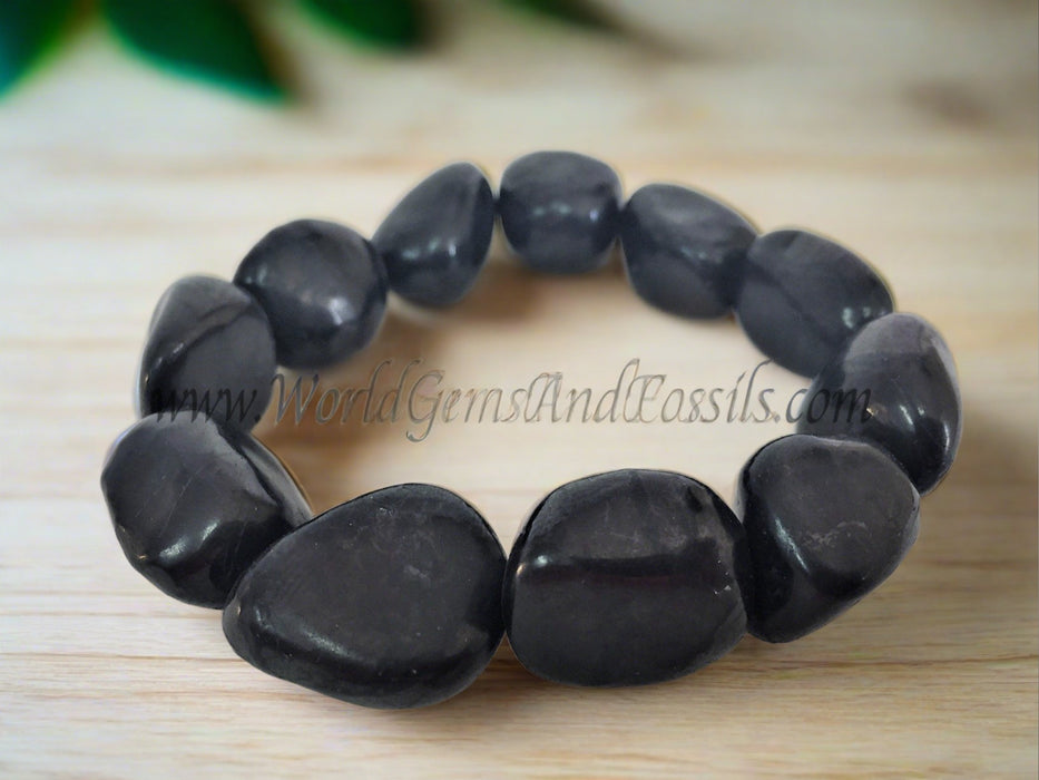 Shungite Nugget Bracelet 15-20mm