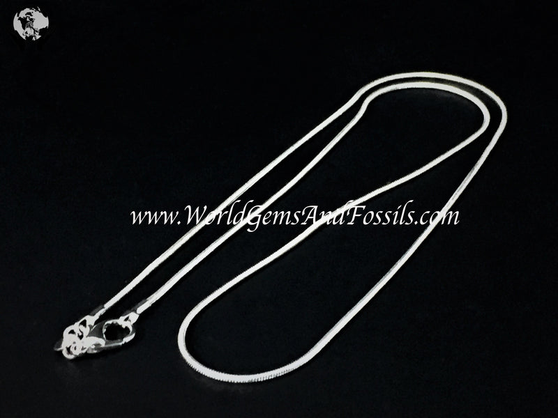 18" Silver Plated Chain A