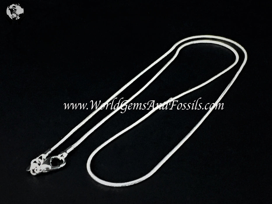 18" Silver Plated Chain A