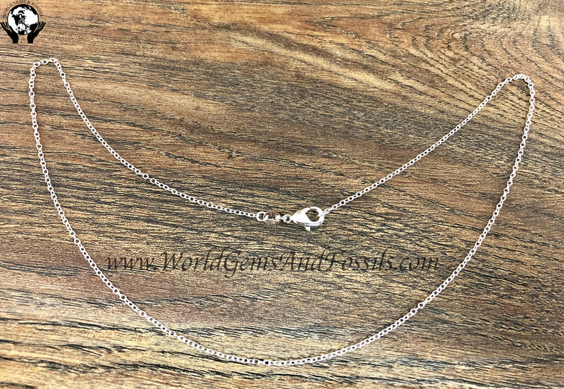 18" Silver Plated Chain B