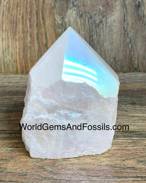 Rose Quartz Aura Point  2 lb