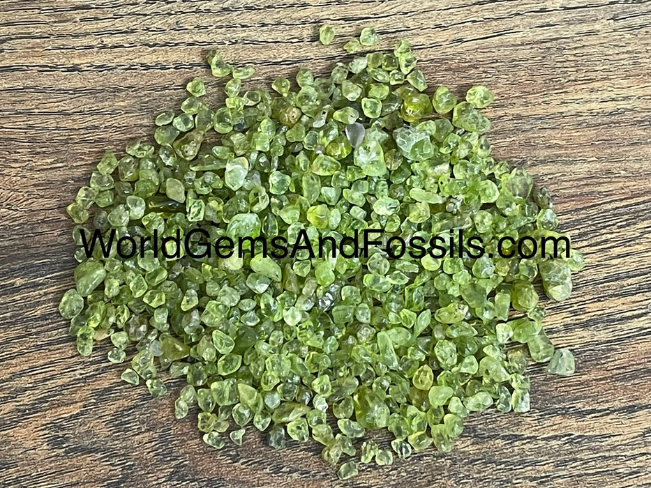 Peridot Chip Stones 7-10mm 1lb