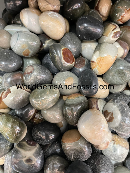 Polychrome Jasper Tumbled Stone 1 lb