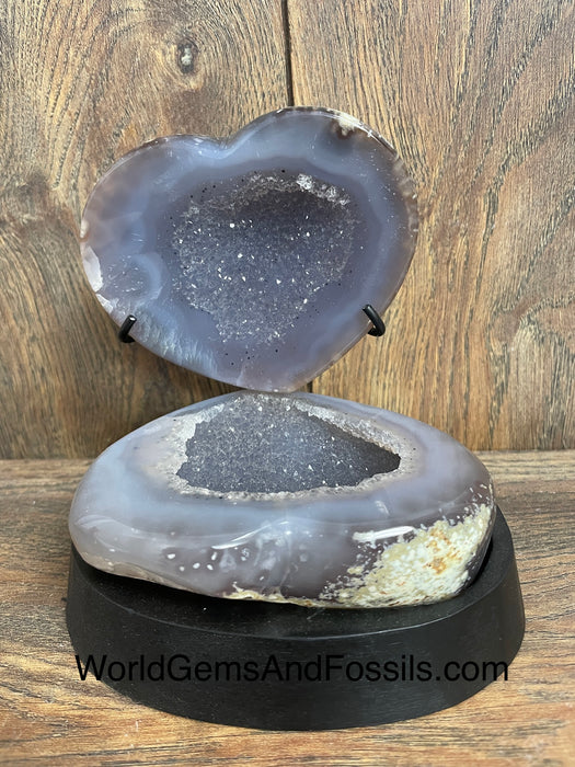 Agate Geode Jewelry Box  4.5”  # 2