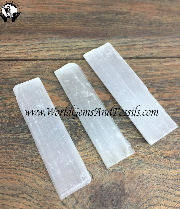 Selenite Stick Wand 2.3"