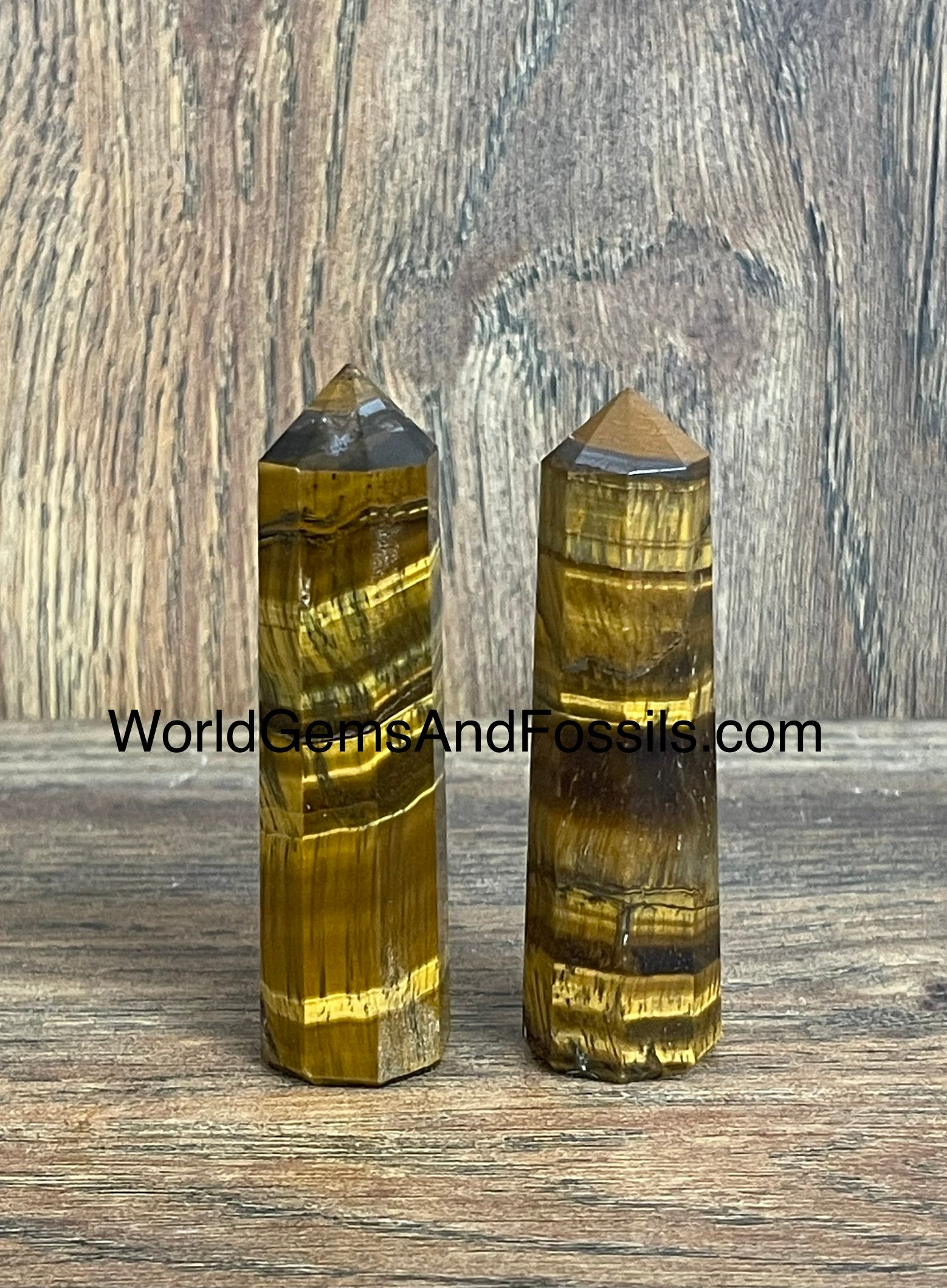 Tiger Eye Obelisk 2.5"-3"