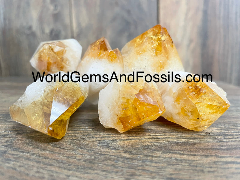 Natural Citrine Point Extra Quality 1 lb