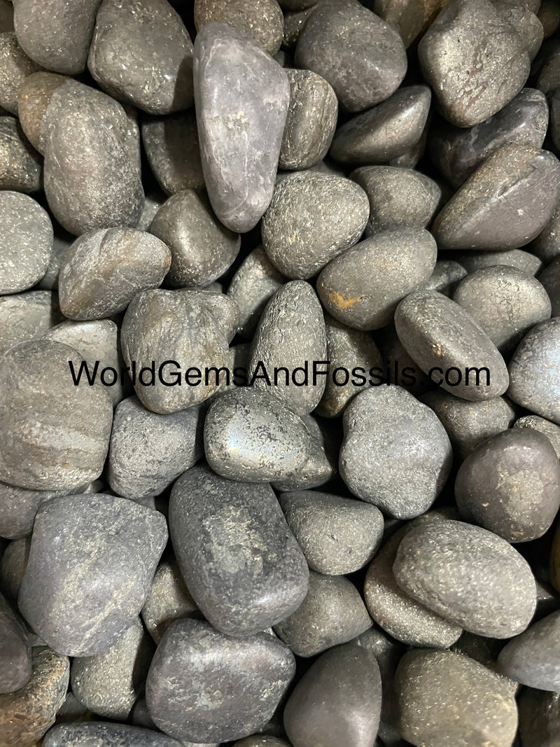 Pyrite Tumbled Stone 1 lb Smooth
