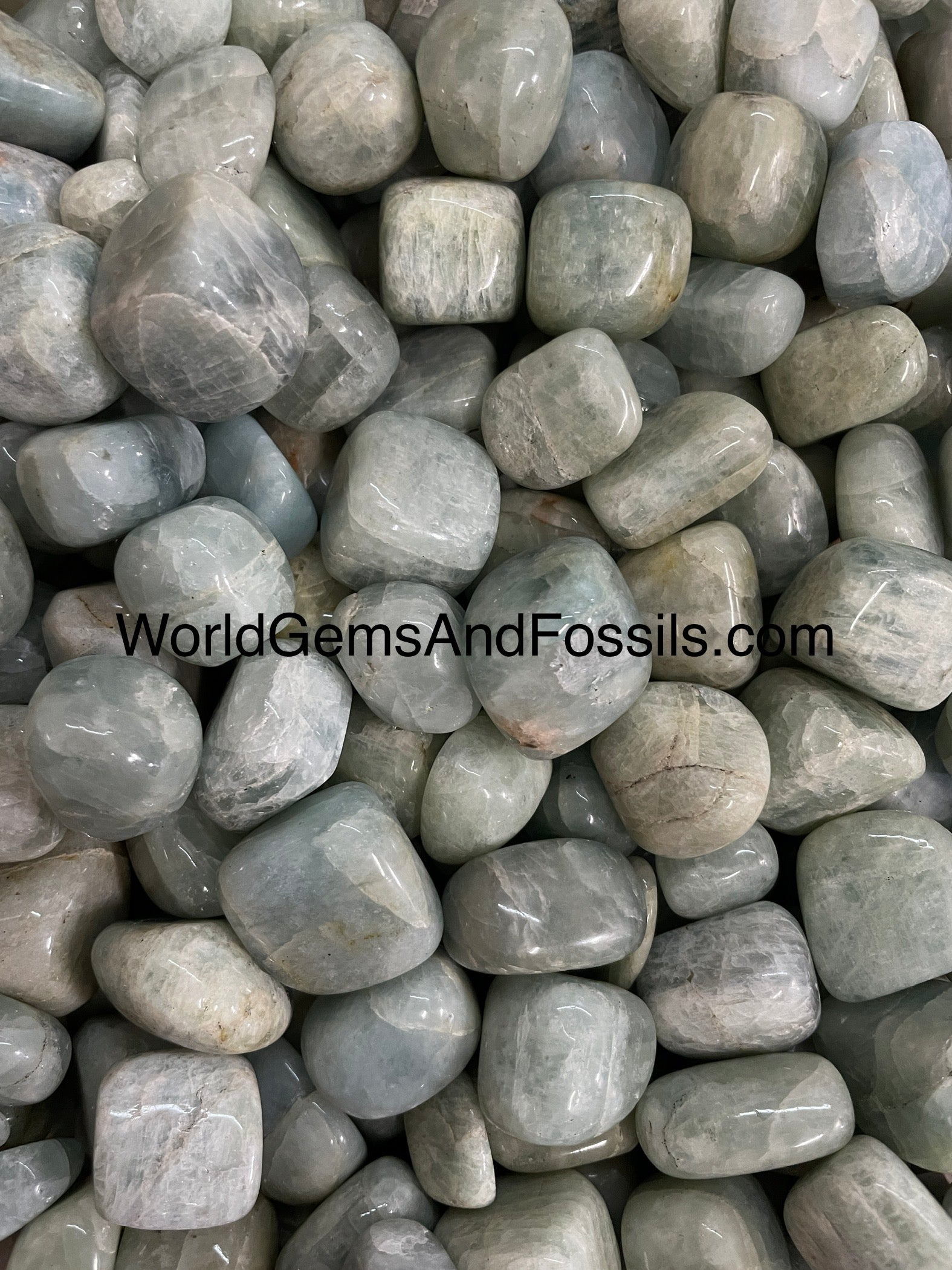 Aquamarine Tumbled Stones