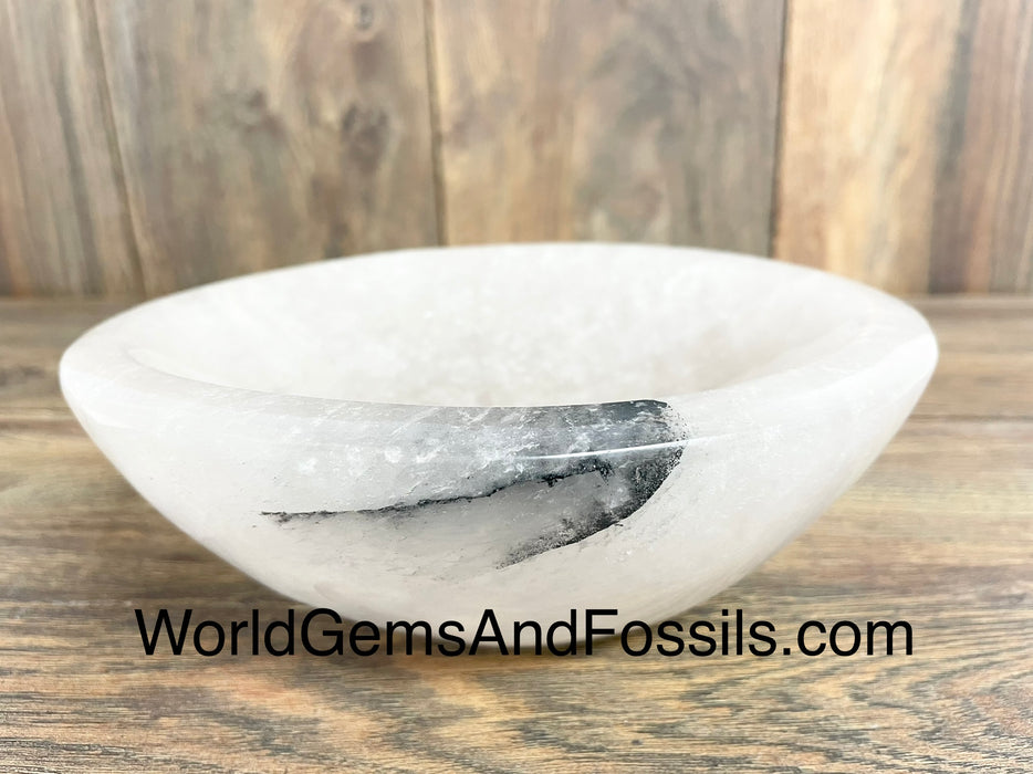 Clear Quartz Bowl 7” #4