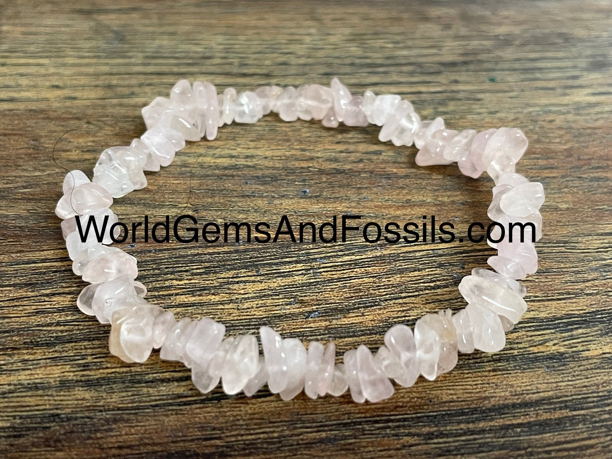 Rose Quartz Chip Bracelets