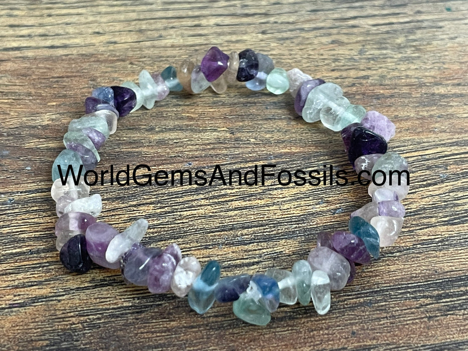 Fluorite Chip Bracelet