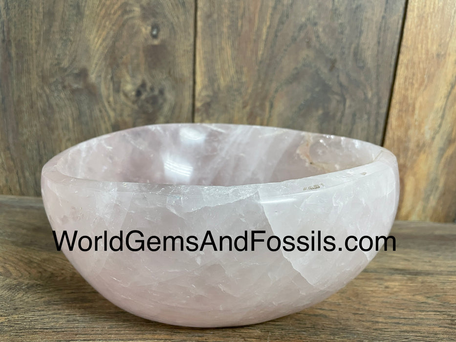 Rose Quartz Bowl  7.4” #9