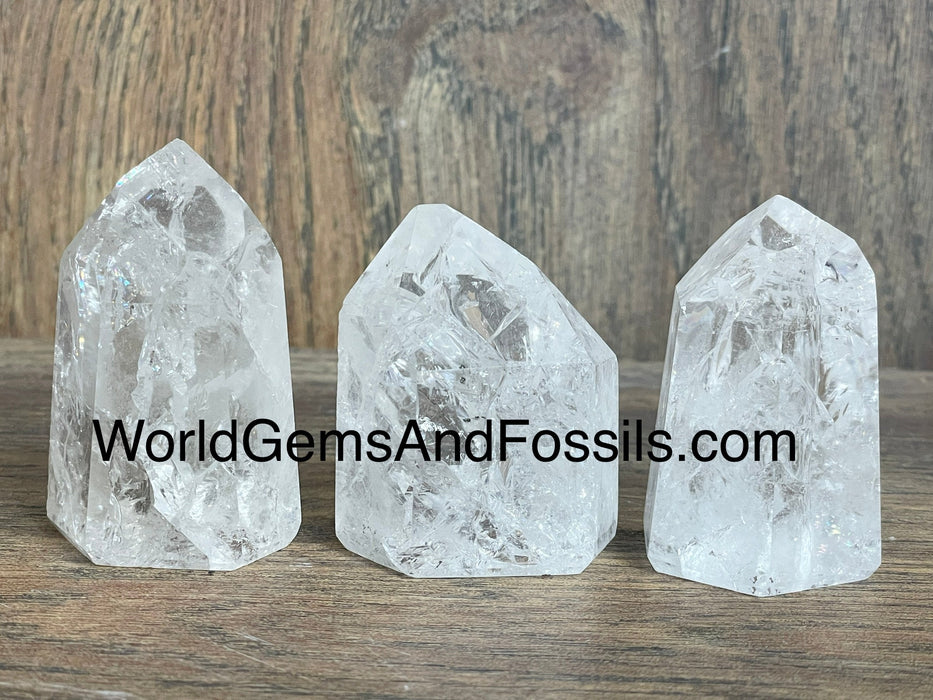 Crackle Quartz Point 1 lb