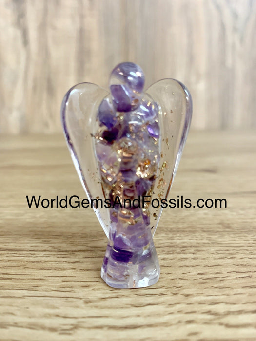 2" Amethyst Orgone Angel