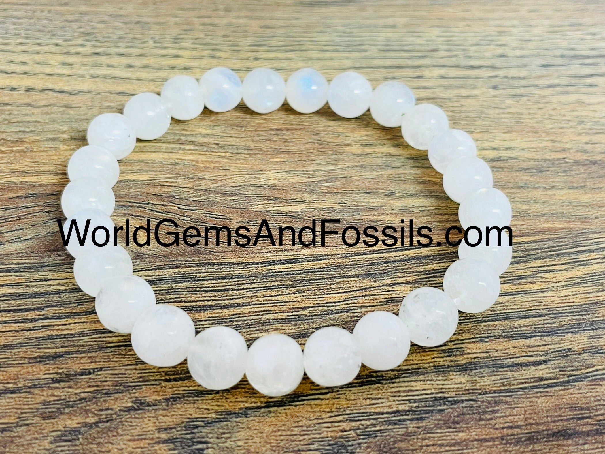 Rainbow Moonstone Bracelets 8mm