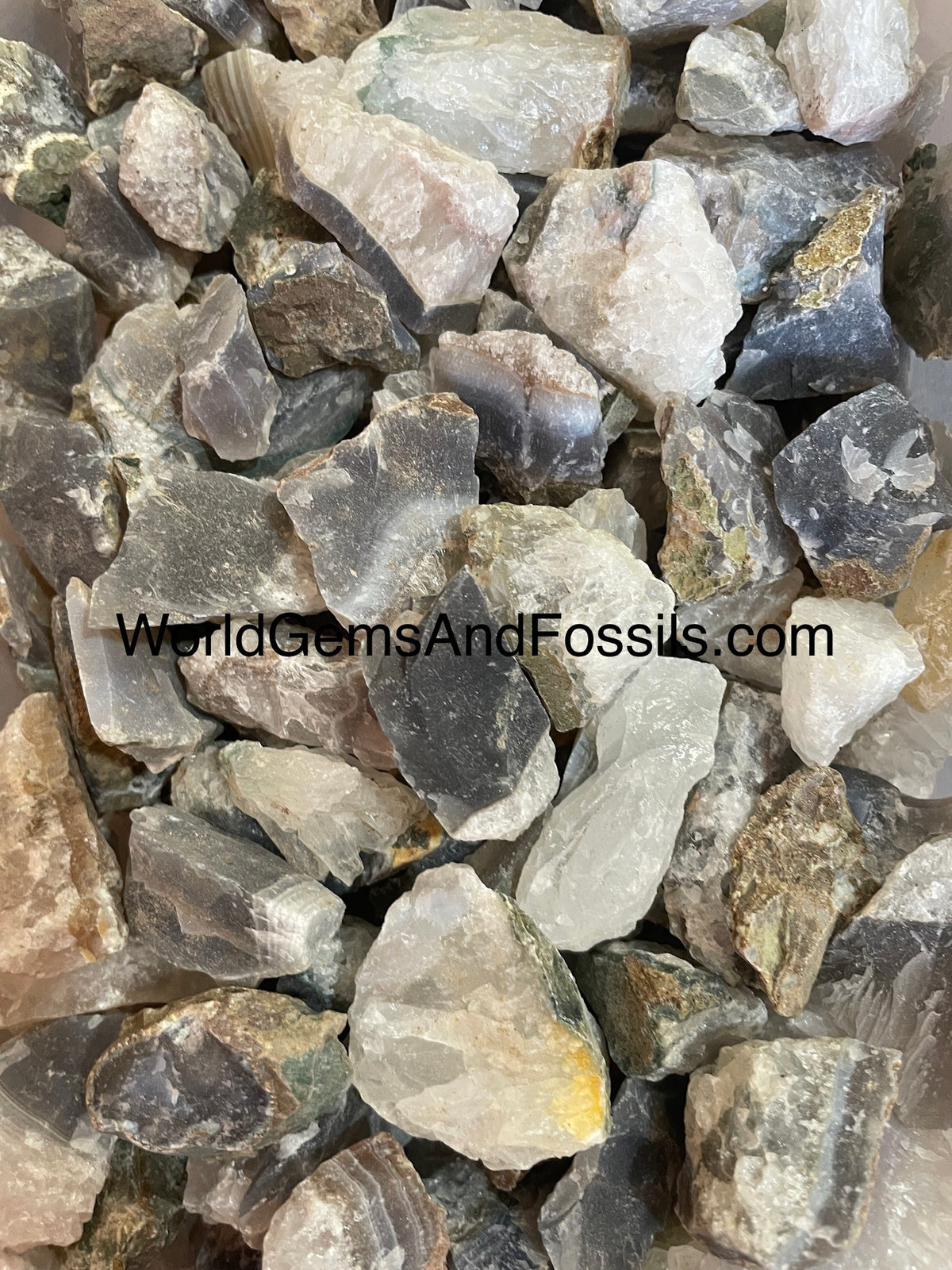 Natural Agate Rough Stones 1 lb — World Gems And Fossils
