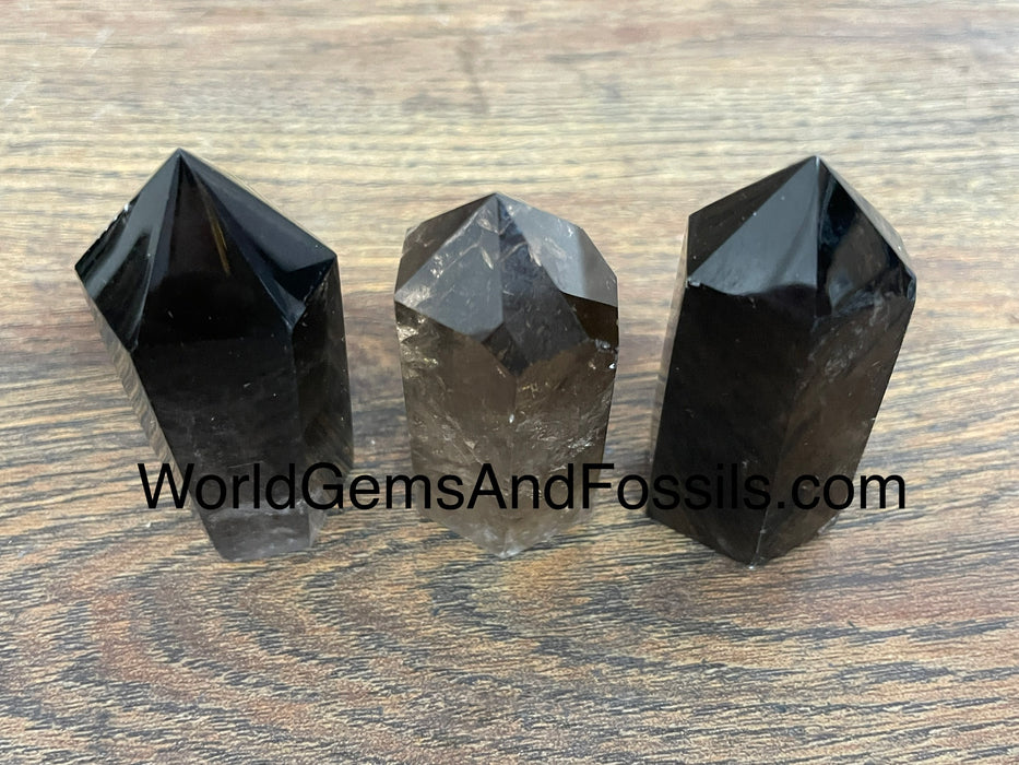 Polished Smoky Quartz Point 2"