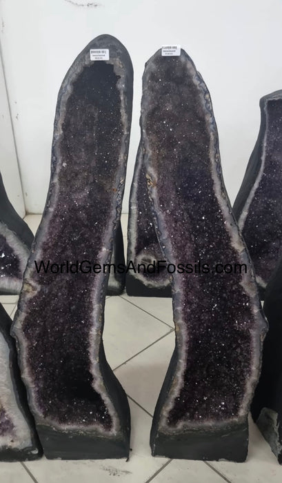 Amethyst Cathedral Pair 41.5” (3.5 feet)  FREE Shipping