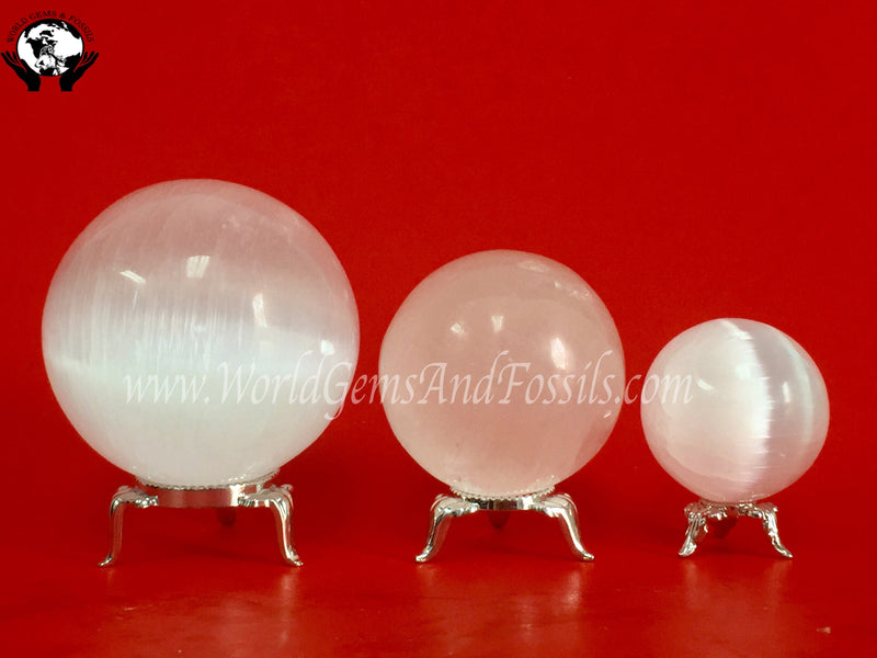 Selenite Sphere 1.5" (37-40mm) White