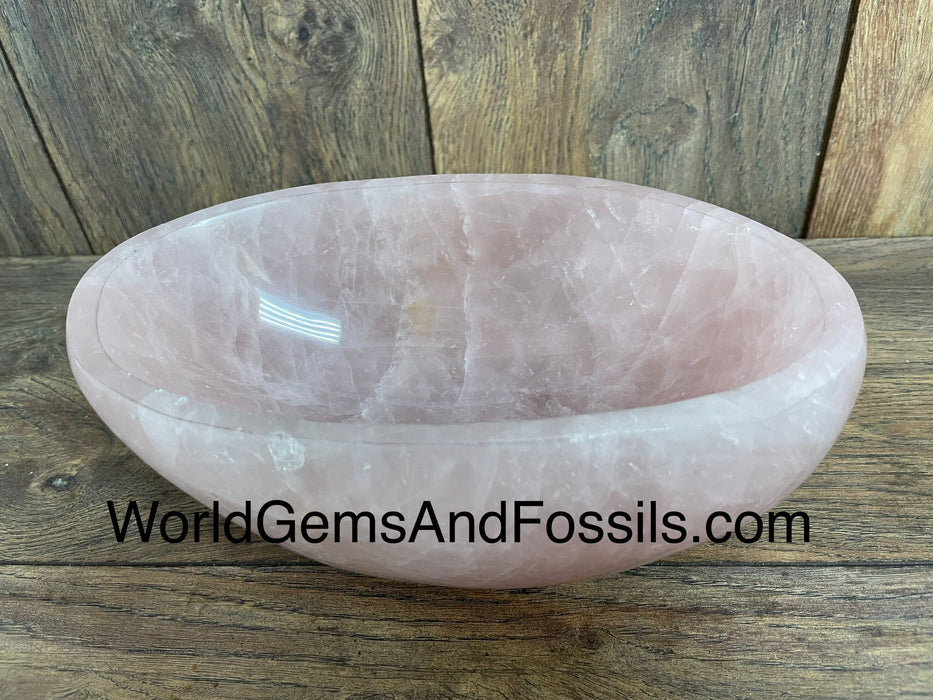 Rose Quartz Bowl  8.5” #11