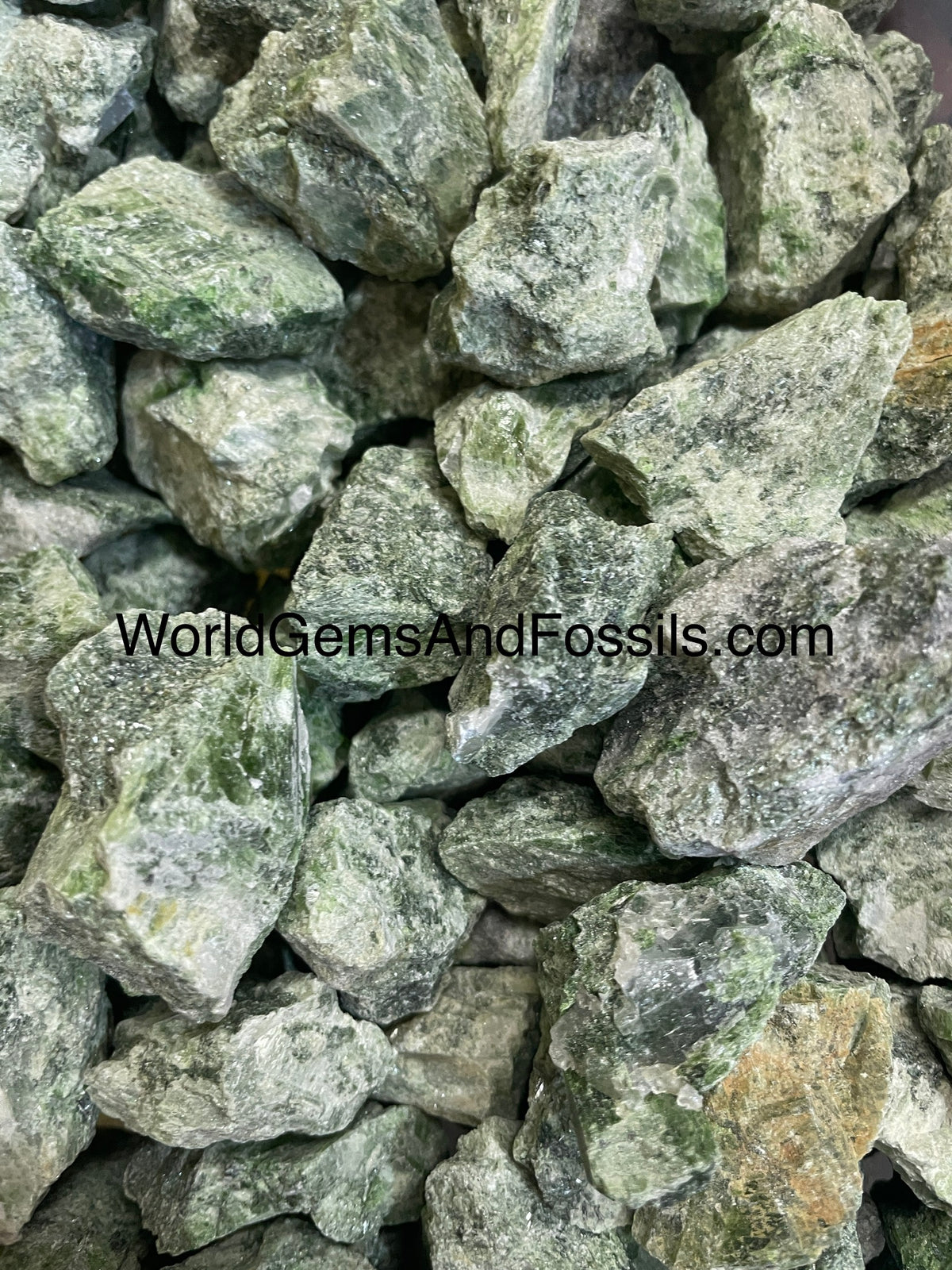 Diopside Rough Stones 1 lb — World Gems And Fossils