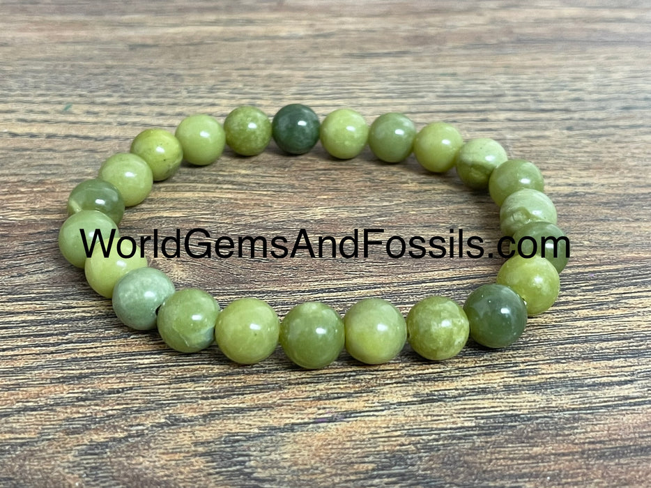 Light Jade Bracelet 8mm