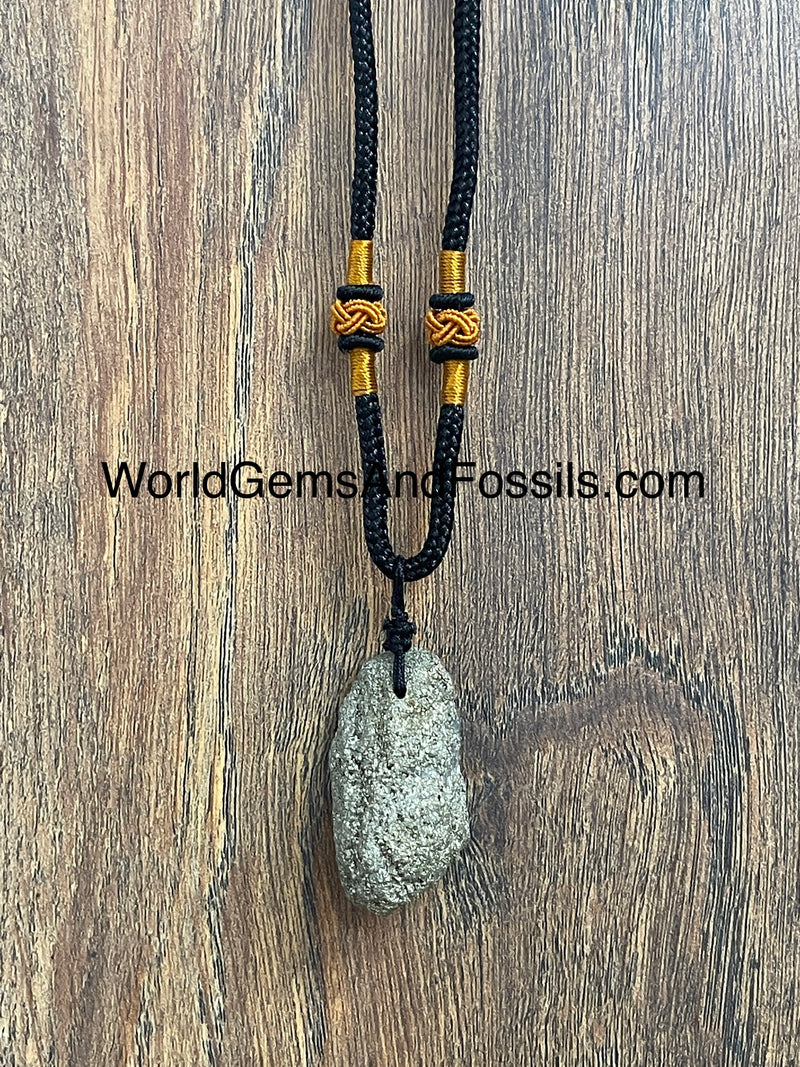 Pyrite Necklace Natural Stone