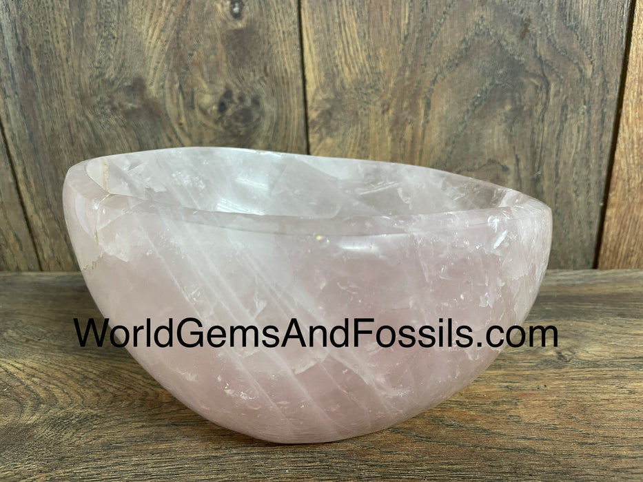 Rose Quartz Bowl  7.4” #9