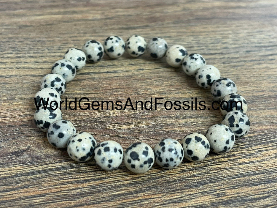 Dalmatian Jasper Bracelet 8mm