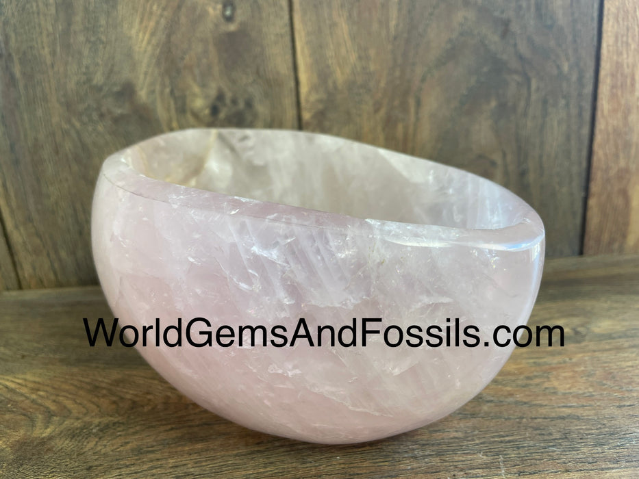 Rose Quartz Bowl  7.4” #9