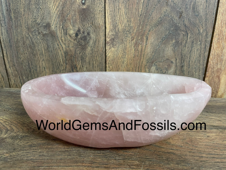 Rose Quartz Bowl  8” #12