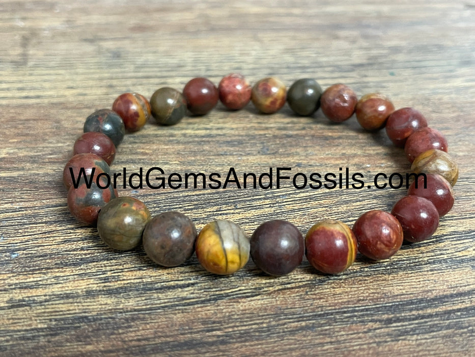 Picasso Jasper Bracelet 8mm