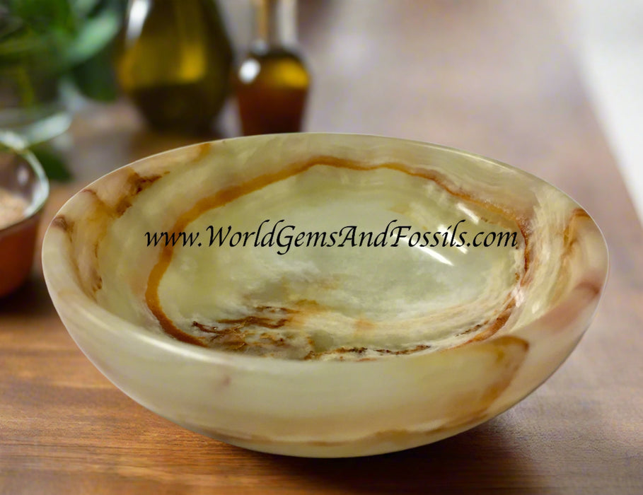 4" Green Onyx Bowl