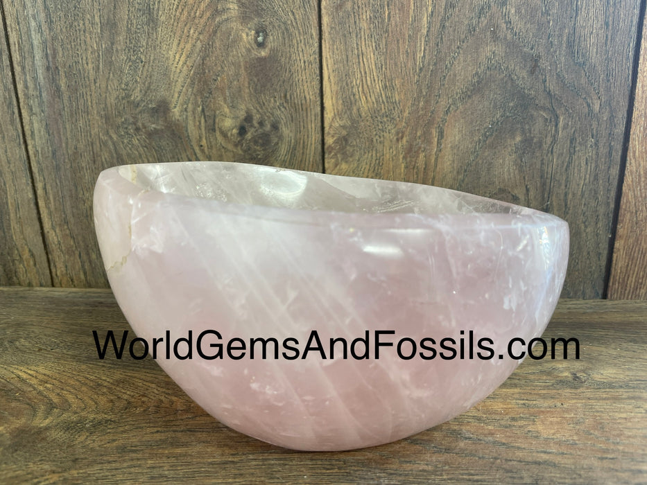 Rose Quartz Bowl  7.4” #9