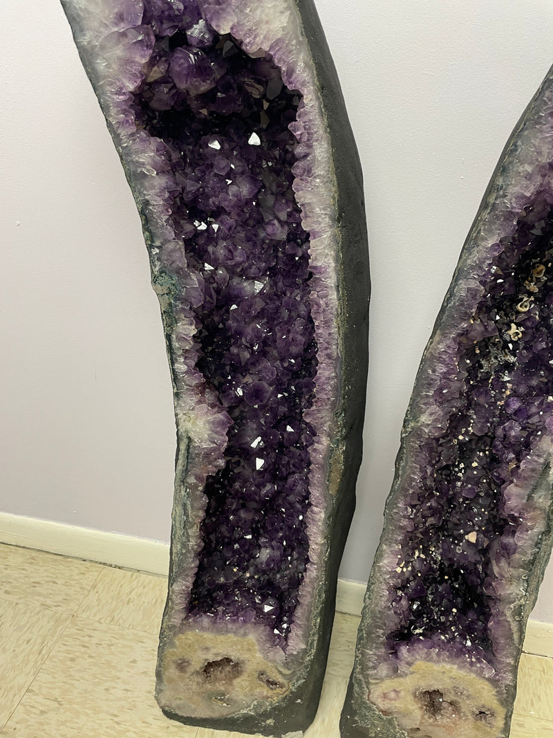Amethyst Cathedral Pair 50.5” (4.2 feet) FREE Shipping