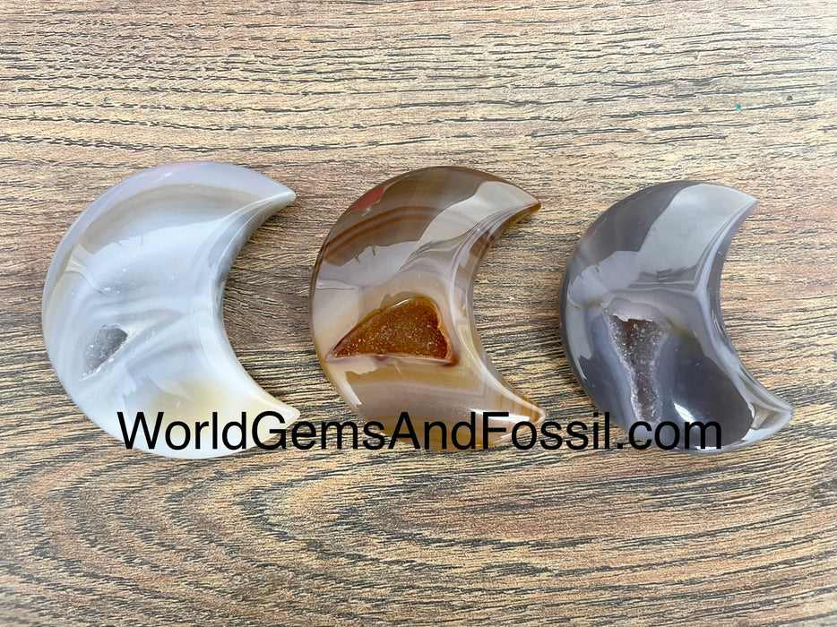 Agate Moon 2"-2.3”