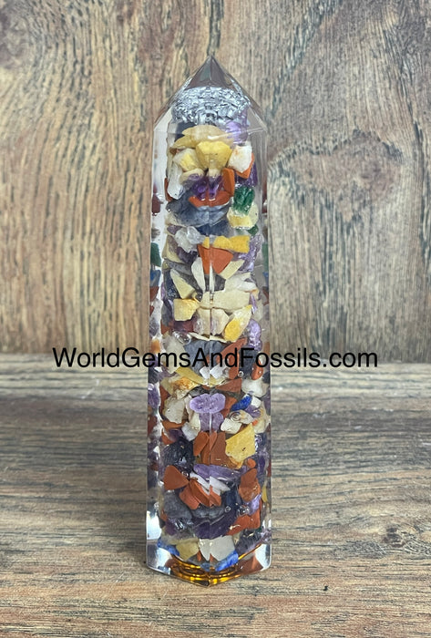 Orgon Chakra Obelisk 5” Mix