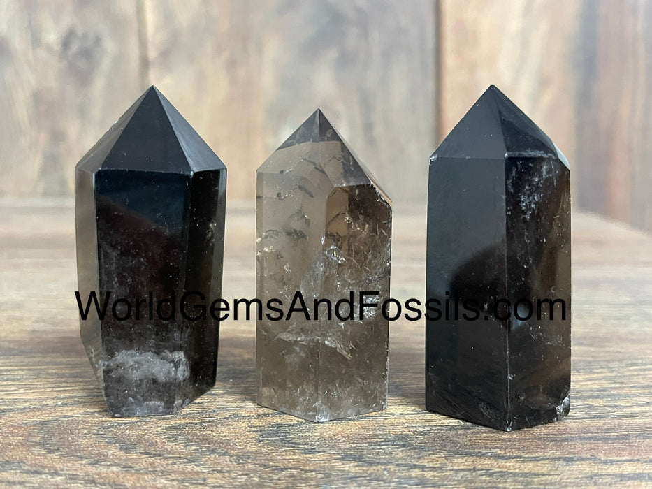 Polished Smoky Quartz Point 2"