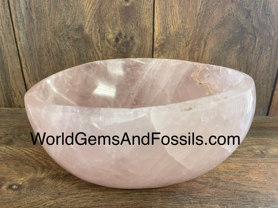 Rose Quartz Bowl  7.4” #9