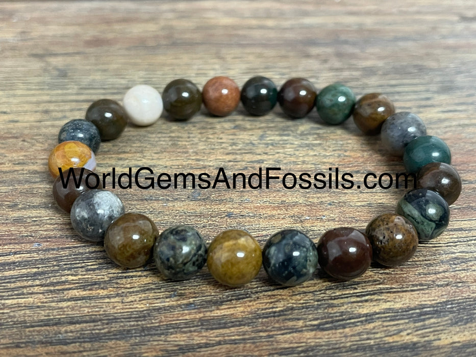 Ocean Jasper Bracelet 8mm