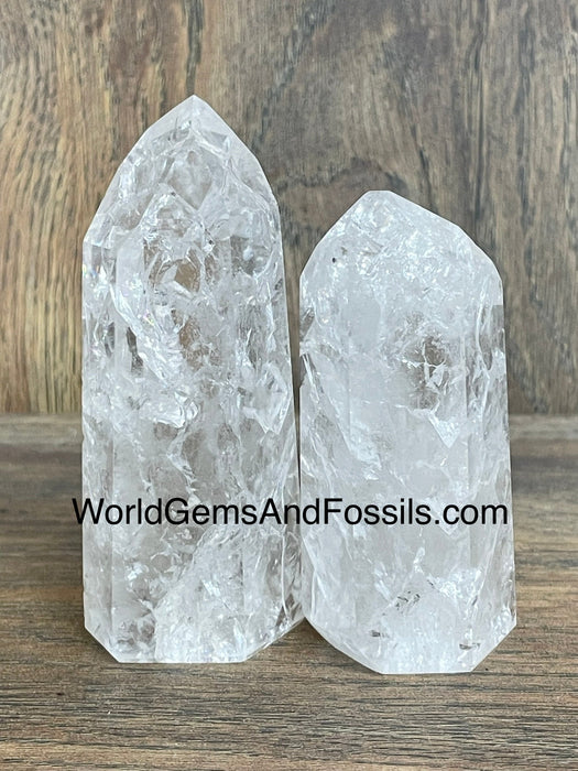 Crackle Quartz Point 1 lb