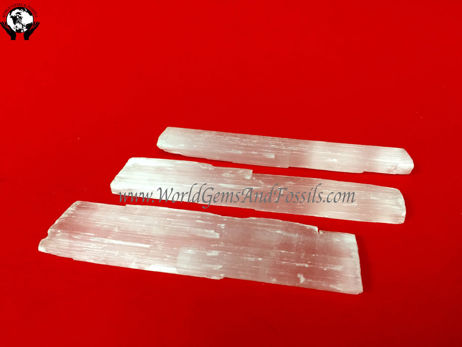 Selenite Stick Wand 5"